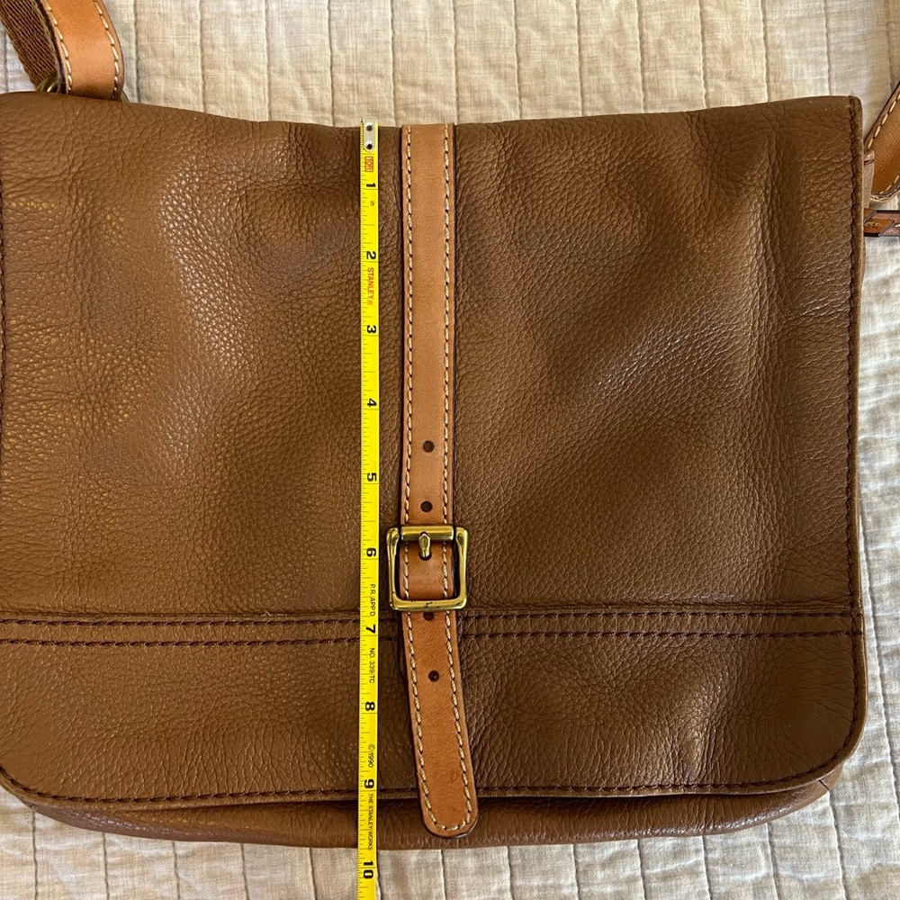 Women’s Fossil Leather Crossbody Bag - Brown - Picture 7 of 8